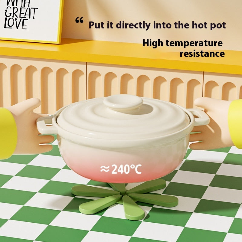 Gradient Color Silicone Placemat Heat Proof Mat