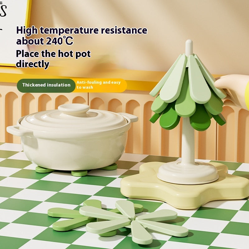 Gradient Color Silicone Placemat Heat Proof Mat