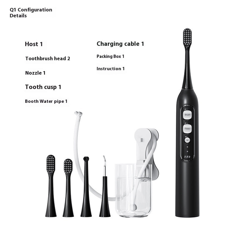 Three-in-one Waterproof Smart Electric Toothbrush Oral Irrigator