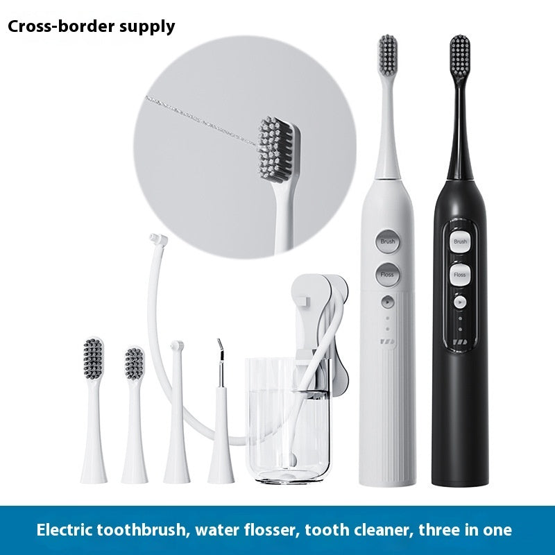 Three-in-one Waterproof Smart Electric Toothbrush Oral Irrigator