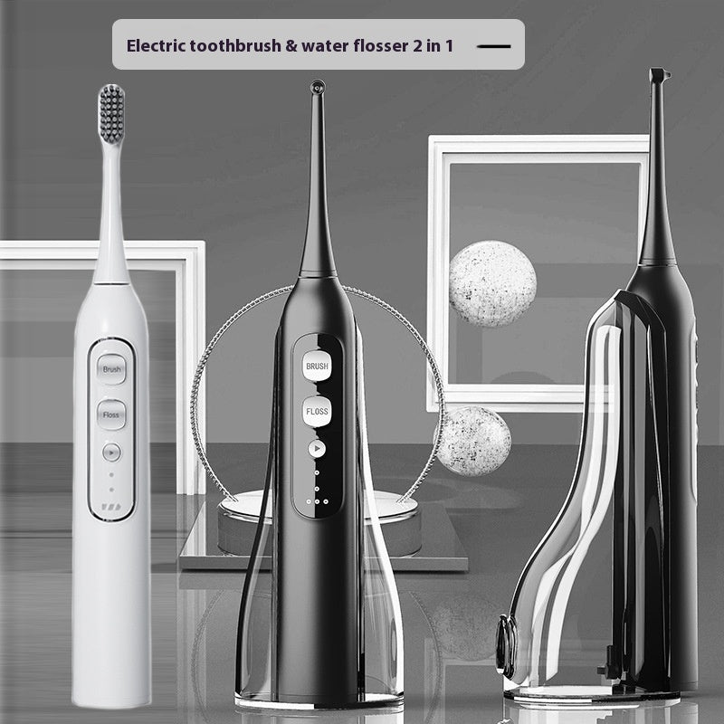 Three-in-one Waterproof Smart Electric Toothbrush Oral Irrigator
