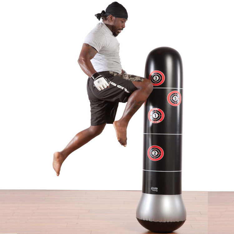 Thickened Fitness Vertical Inflatable Non-invertible Boxing Column