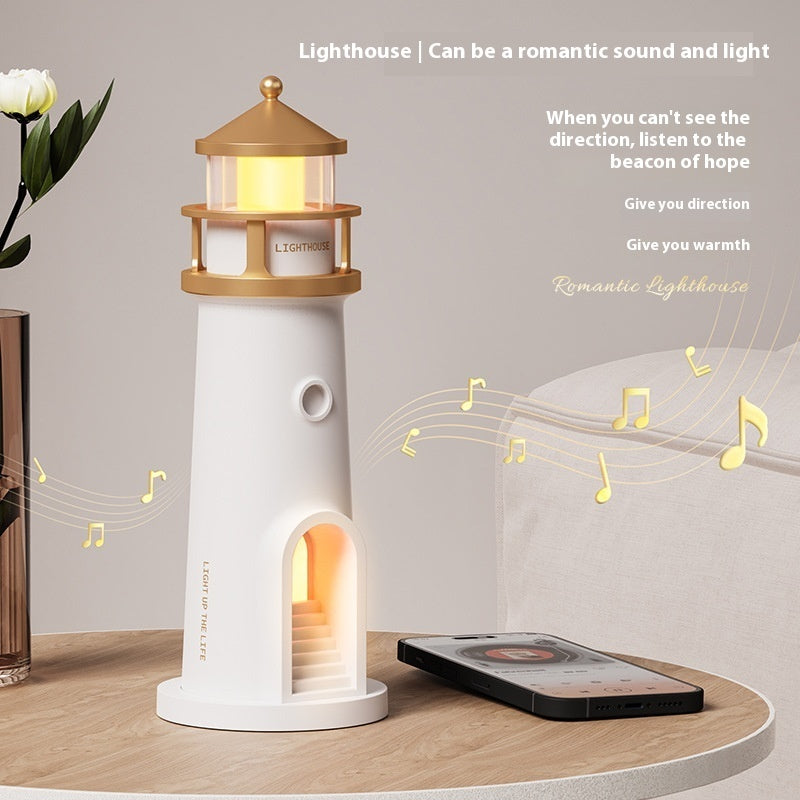 Human Body Induction Atmosphere Moonlight Lighthouse Table Lamp