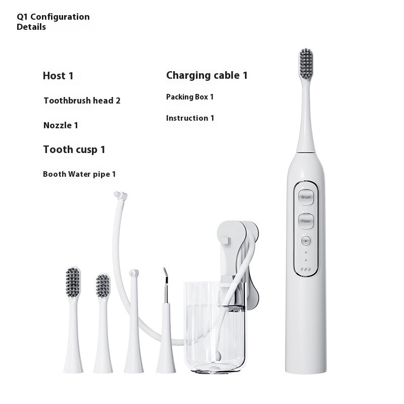 Three-in-one Waterproof Smart Electric Toothbrush Oral Irrigator
