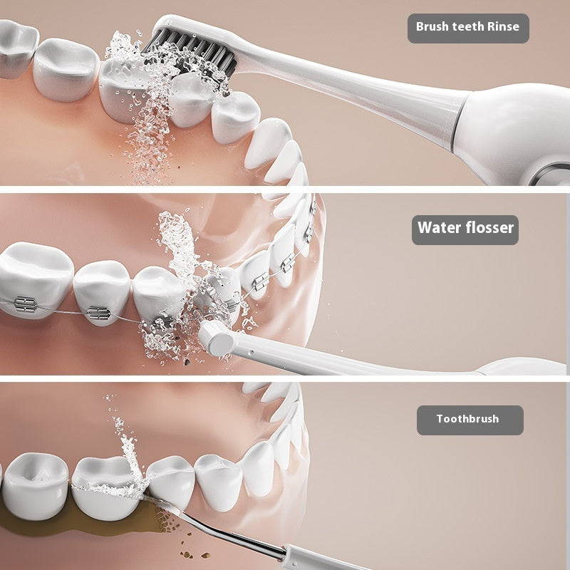 Three-in-one Waterproof Smart Electric Toothbrush Oral Irrigator