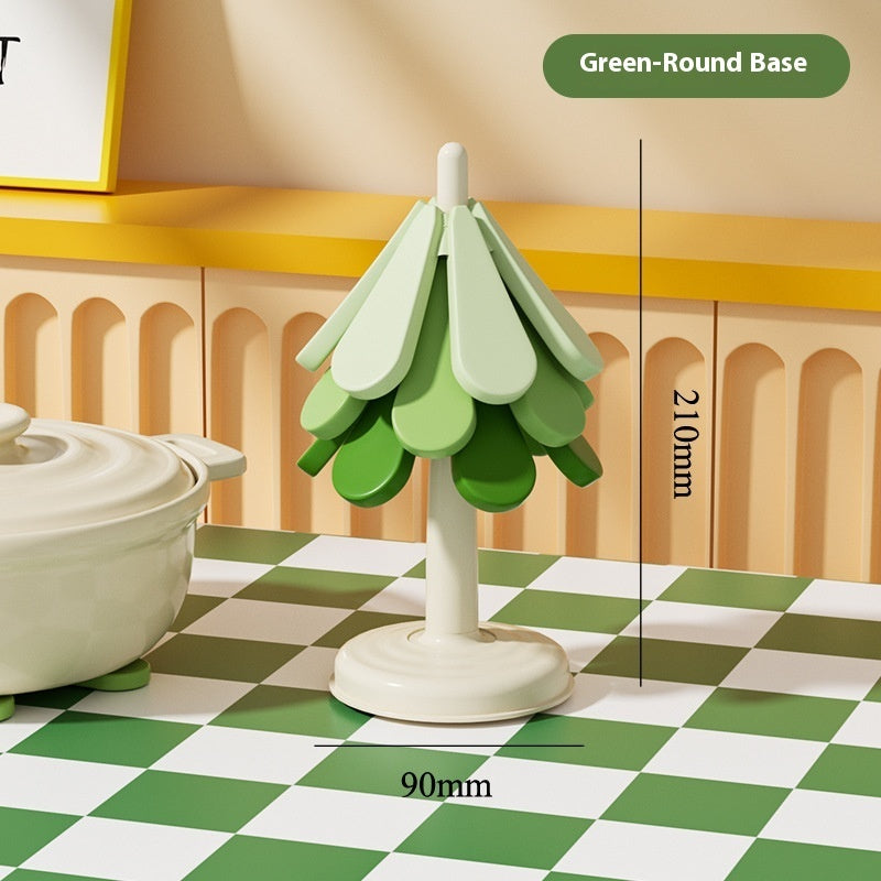 Gradient Color Silicone Placemat Heat Proof Mat